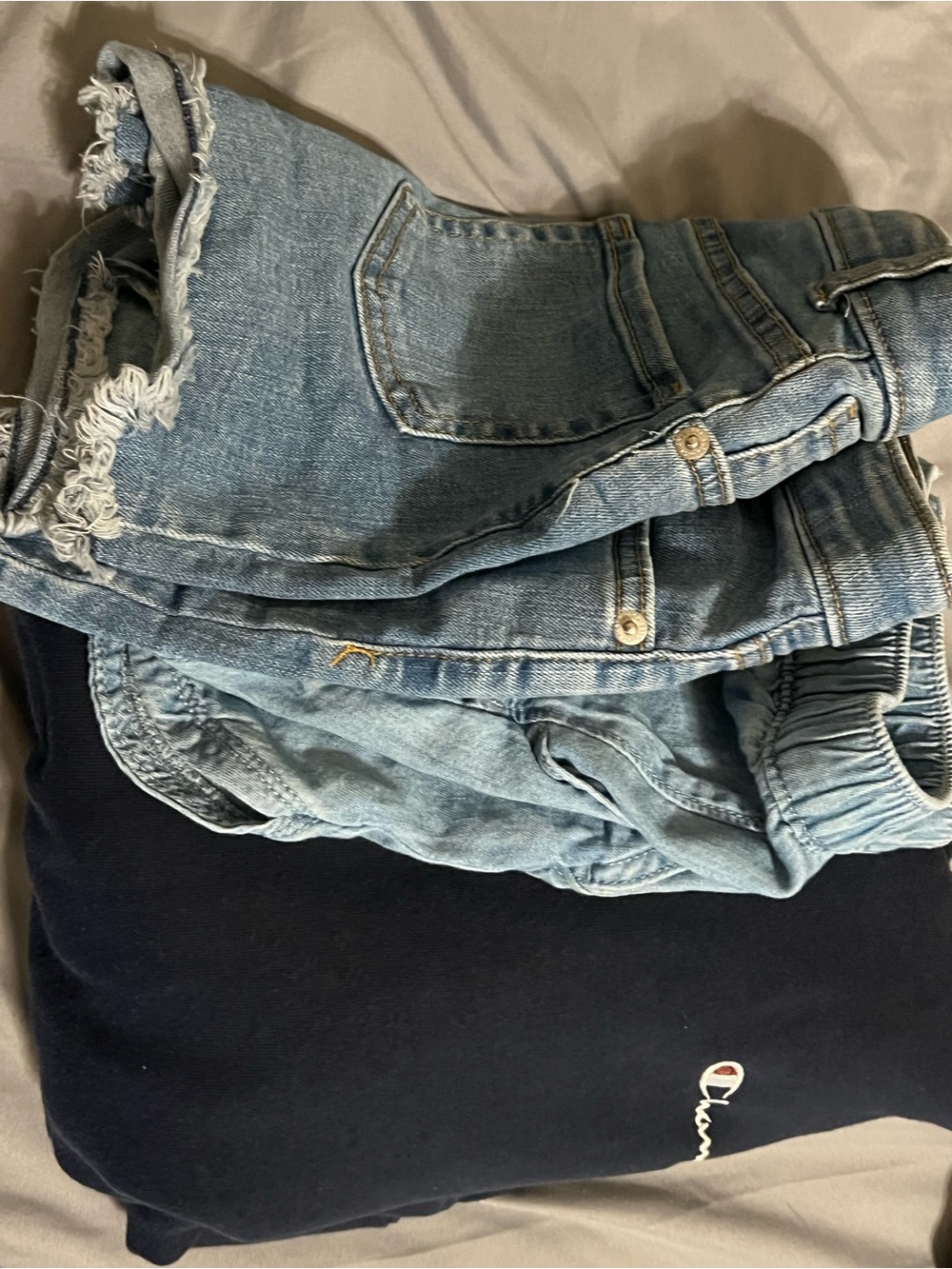 Light Wash Denim (2) Shorts and Jacket Set